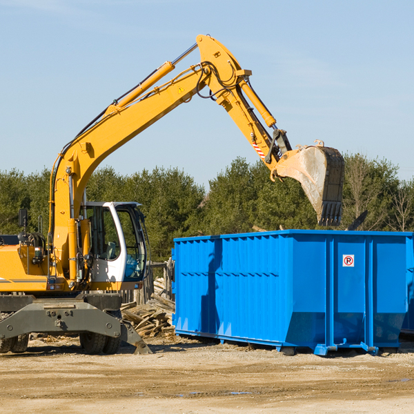 what happens if the residential dumpster is damaged or stolen during rental in Buckhorn